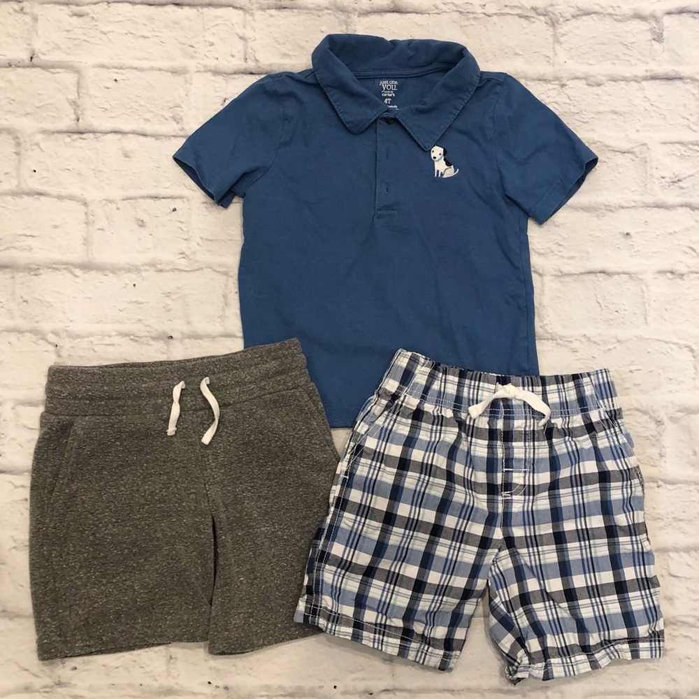 Boys 4/4T Shirt and Shorts Bundle